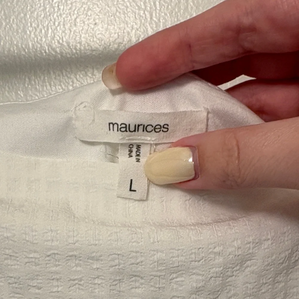 White Short Sleeve Mini Dress - Picture 2 of 3